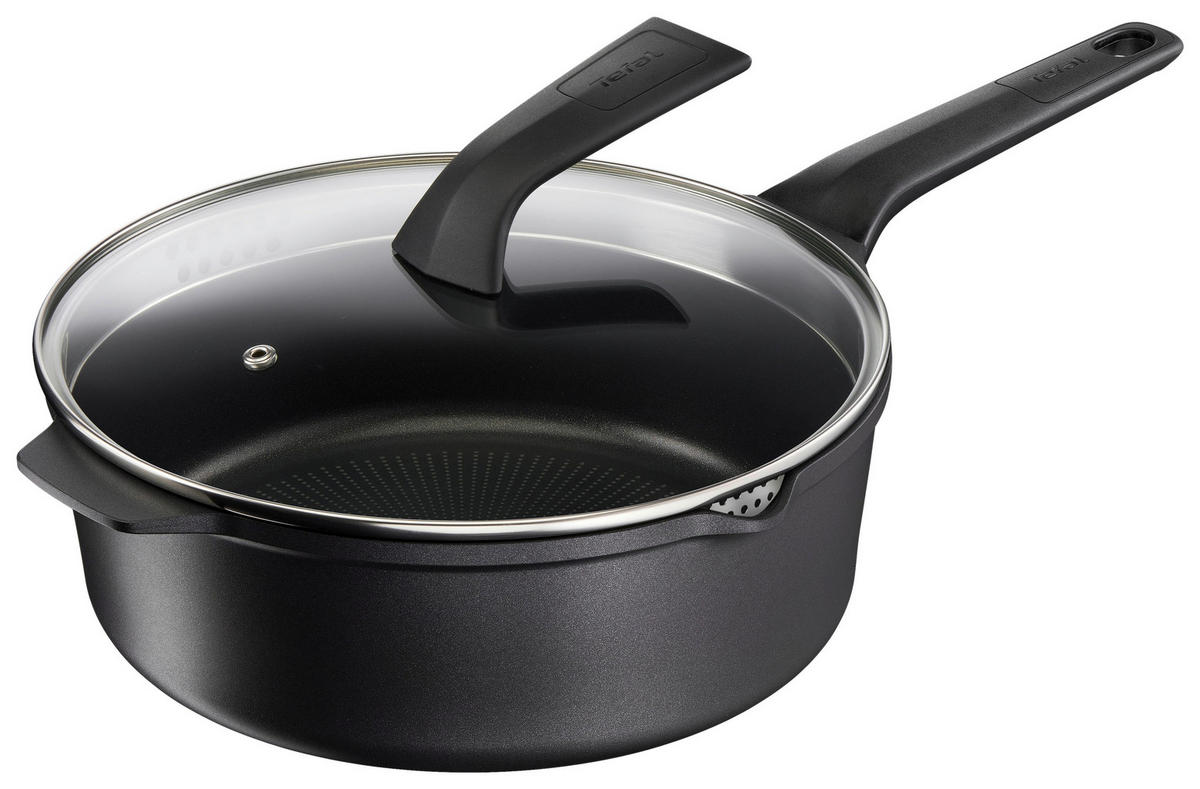 PFANNE ROBUSTO  - Schwarz, Basics, Metall (49,1/29,2/17,8cm) - Tefal