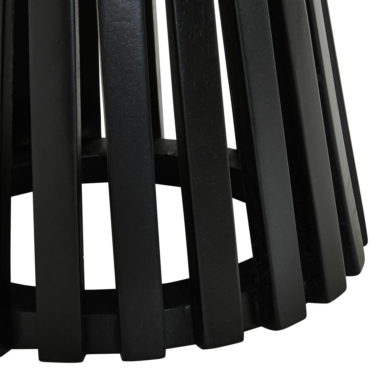 PRÍRUČNÝ STOLÍK, mangové drevo, čierna - čierna, Konventionell, drevo (50/46/50cm) - Livetastic