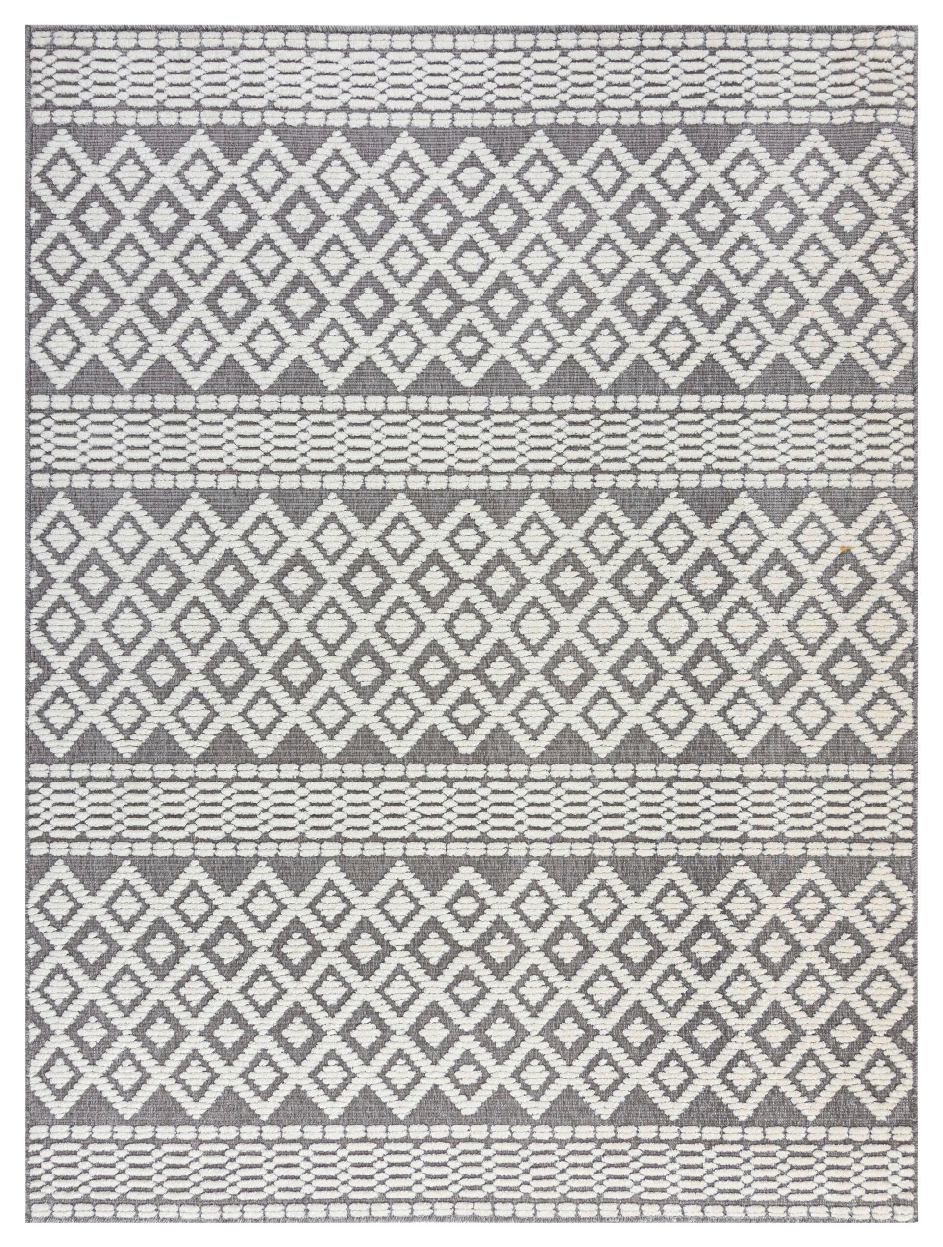 WEBTEPPICH 160/240 cm Verve  - Dunkelgrau, Basics, Textil (160/240cm)