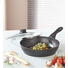 PFANNE 24 cm - Klar/Schwarz, Glas/Metall (24cm) - BALLARINI