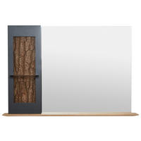 WANDSPIEGEL 117,5/79/22 cm    in rechteckig  - Eichefarben/Anthrazit, Natur, Glas/Holz (117,5/79/22cm) - Valnatura