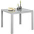 GARTENTISCH Glas, Metall Grau, Silberfarben - Silberfarben/Grau, Design, Glas/Metall (90/90/72cm) - XORA