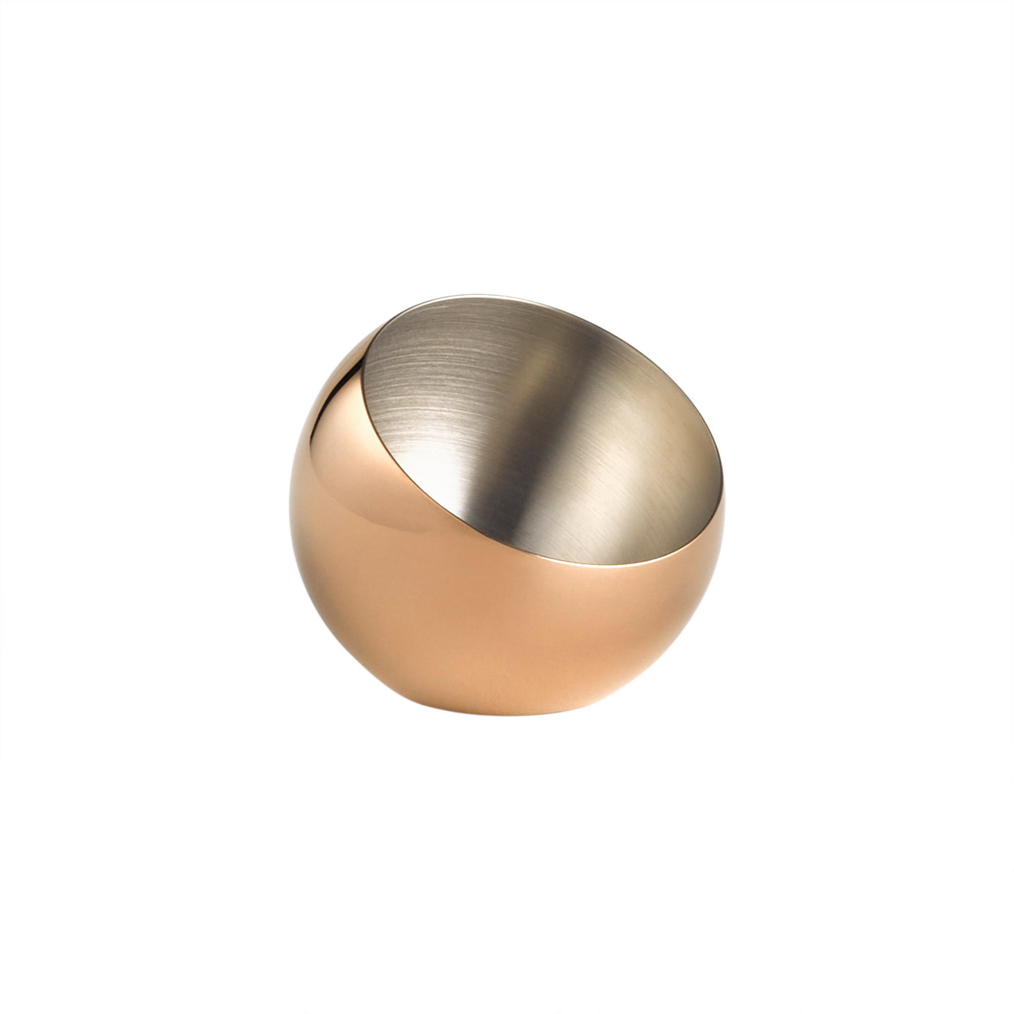 SCHALE SPHERE   - Kupferfarben, Basics, Metall (8/8/7cm)