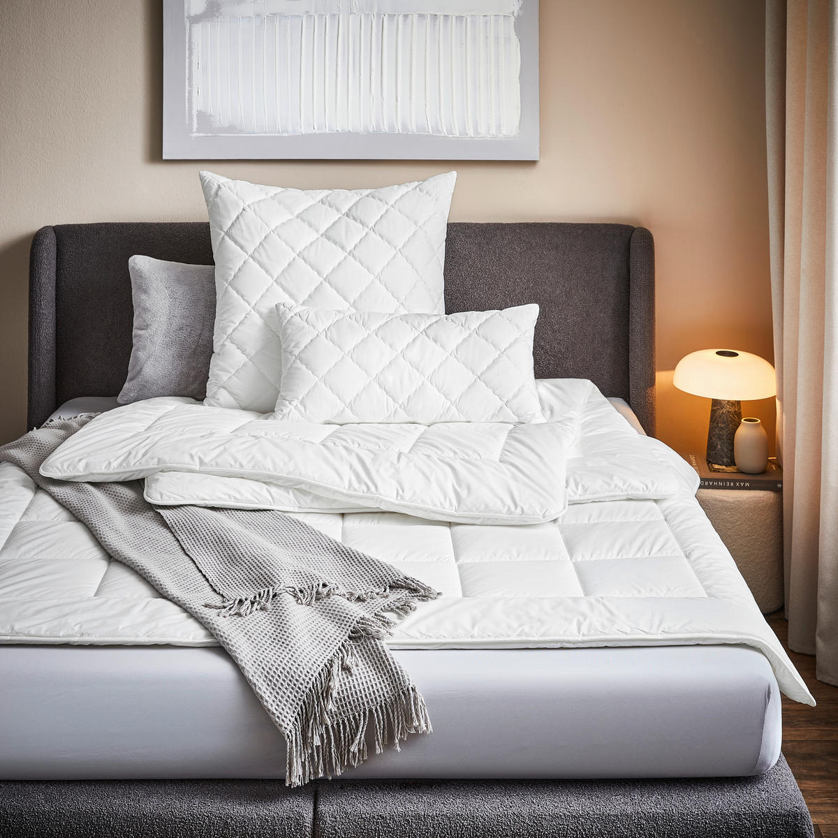 POPLUN LJETNI 135/200 cm  ALCANDO LIGHT  - bijela, Konvencionalno, tekstil (135/200cm) - Billerbeck