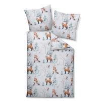 POSTEĽNÁ BIELIZEŇ, makosatén, viacfarebná, 140/200 cm  - viacfarebná, Basics, textil (140/200cm) - Janine