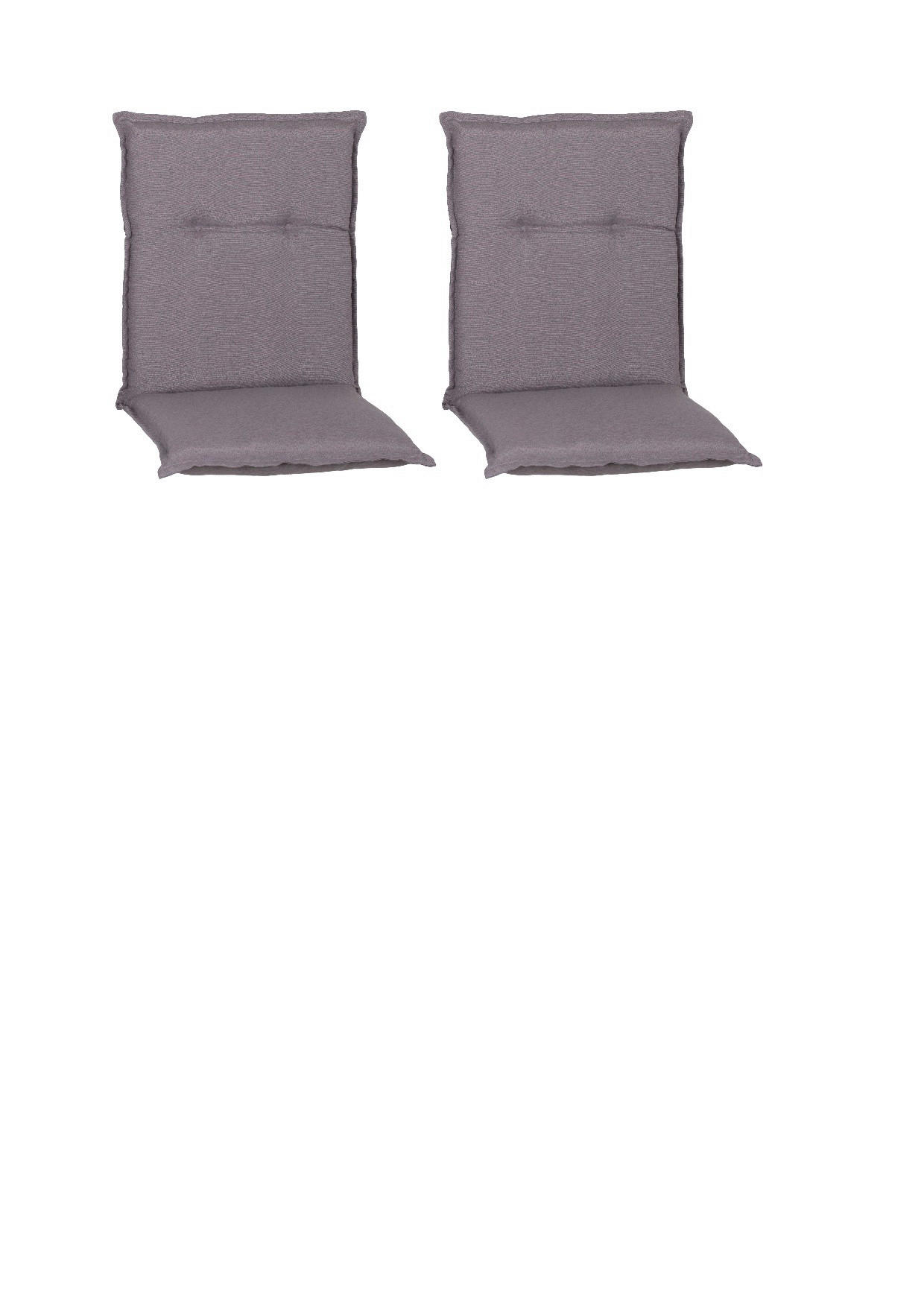 SESSELAUFLAGE in Grau Uni  - Grau, Basics, Textil (98/46/8cm) - Gardenson