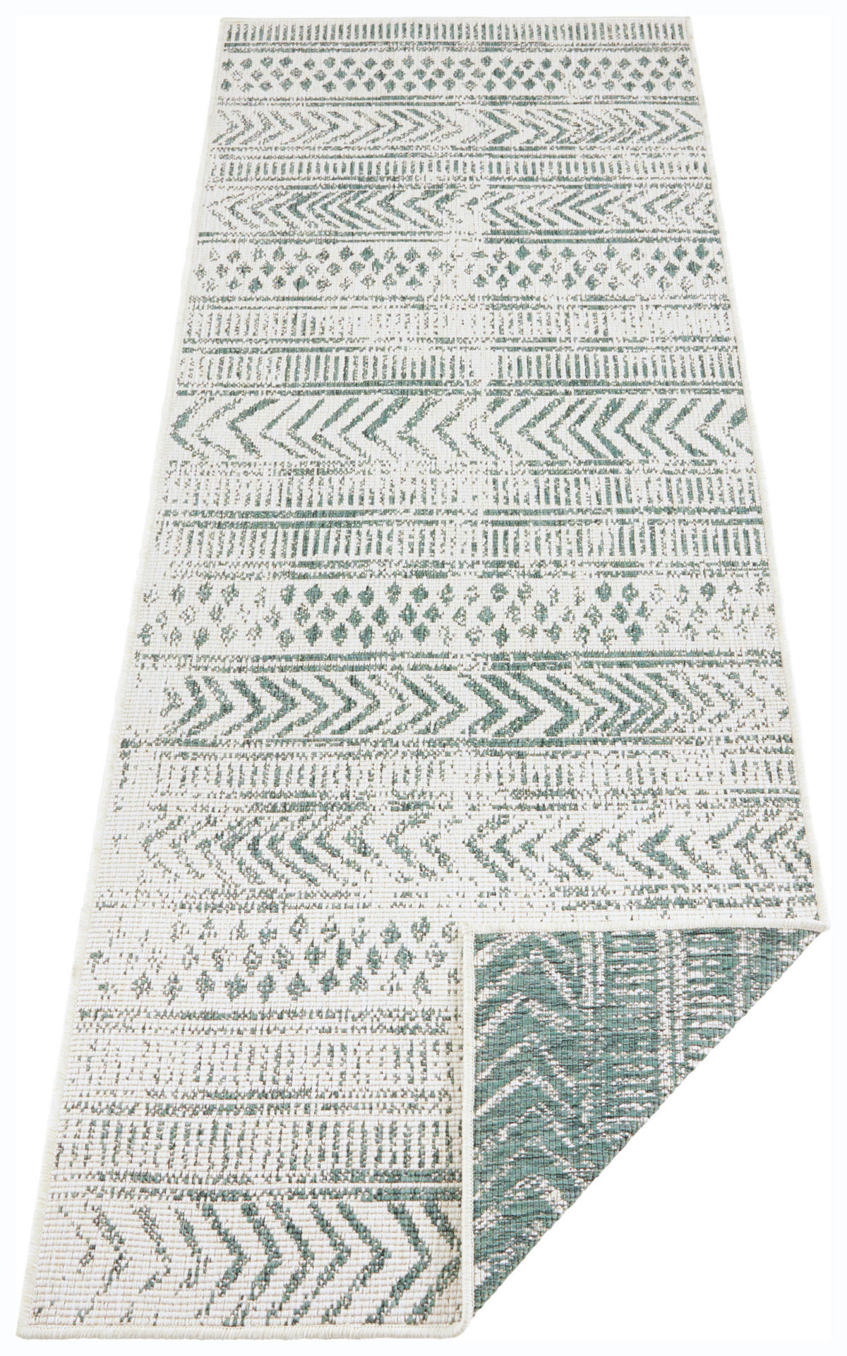 LÄUFER 80/250 cm Twin Supreme  - Creme/Grün, Design, Kunststoff (80/250cm)