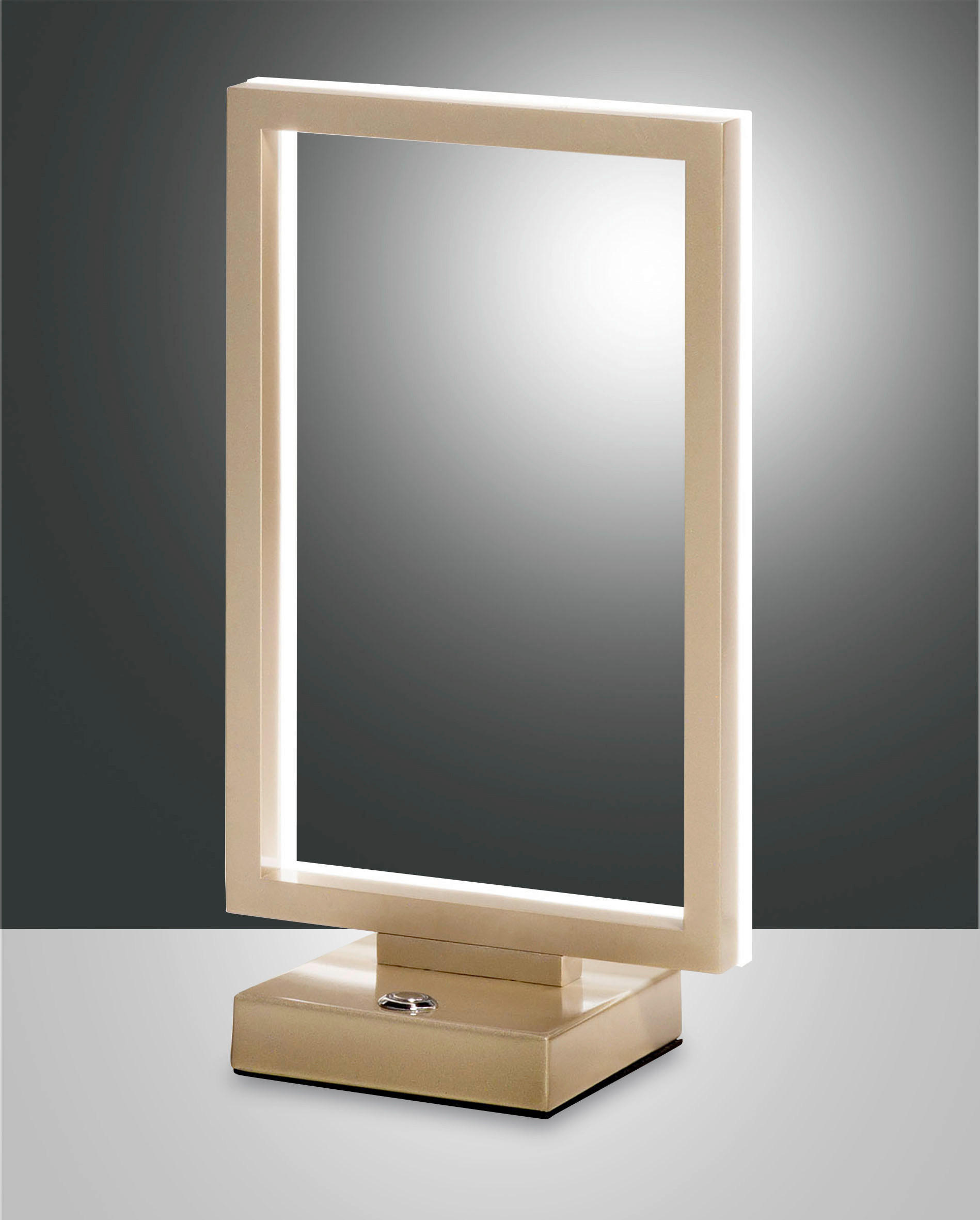 TISCHLEUCHTE Bard 17/11/30 cm   - Goldfarben, Design, Kunststoff/Metall (17/11/30cm) - Fabas Luce
