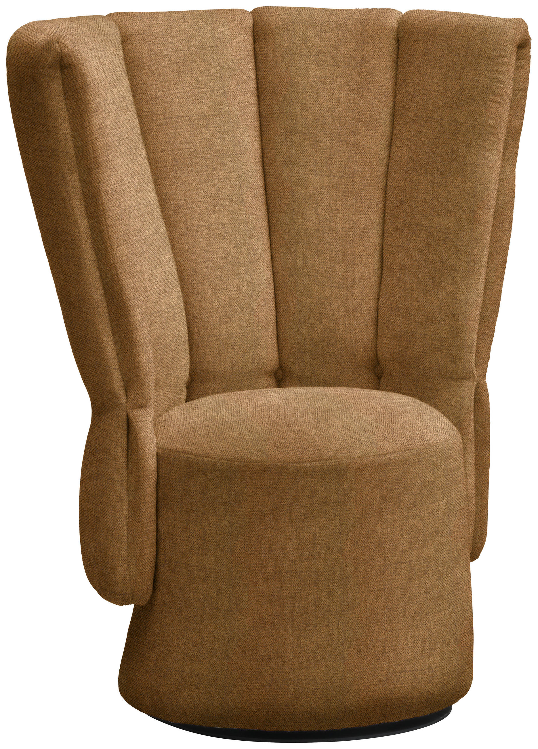 COCKTAILSESSEL in Velours Senfgelb  - Senfgelb/Schwarz, Design, Holz/Textil (92/113/70cm) - Emilio Belluti