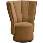 COCKTAILSESSEL - Senfgelb/Schwarz, Design, Holz/Textil (92/113/70cm) - Emilio Belluti
