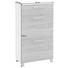 SCHUHSCHRANK 61/108/37 cm - Chromfarben/Eichefarben, Design, Holz/Holzwerkstoff (61/108/37cm) - Dieter Knoll SCHUHSCHRANK 61/108/37 cm - Chromfarben/Eichefarben, Design, Holz/Holzwerkstoff (61/108/37cm) - Dieter Knoll