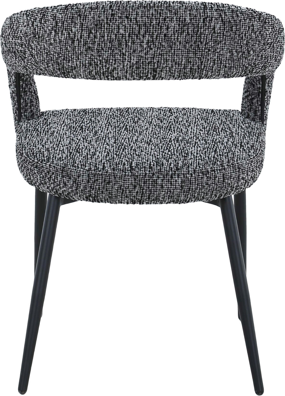 ARMLEHNSTUHL   - Schwarz, MODERN, Textil/Metall (59/79,5/60cm) - MID.YOU