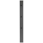 GARDEROBENPANEEL  in 14/170/5 cm  - Anthrazit/Grau, Design, Holzwerkstoff (14/170/5cm) - Dieter Knoll