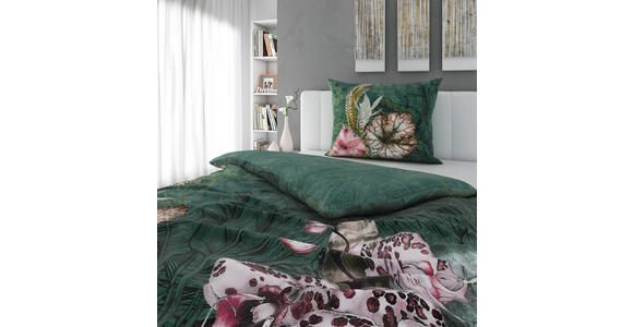 WENDEBETTWÄSCHE Renforcé 140/200 cm - Grün, Textil (140/200cm) - Esposa