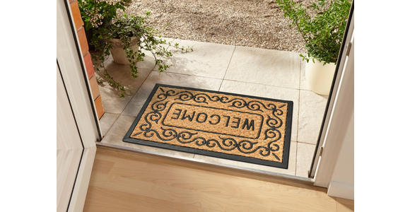 KOKOSMATTE 45/75 cm Mix Mats  - Hellbraun/Schwarz, Basics, Naturmaterialien/Kunststoff (45/75cm) - Esposa