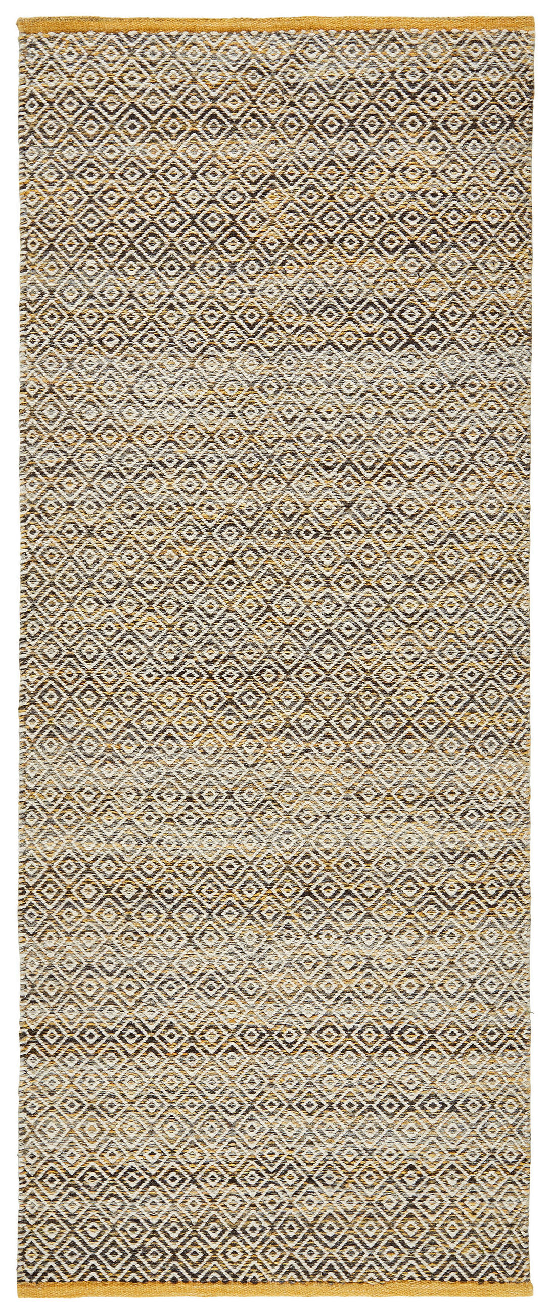 LÄUFER 80/200 cm Jupiter Currygelb  - Currygelb, Natur, Textil (80/200cm) - Linea Natura