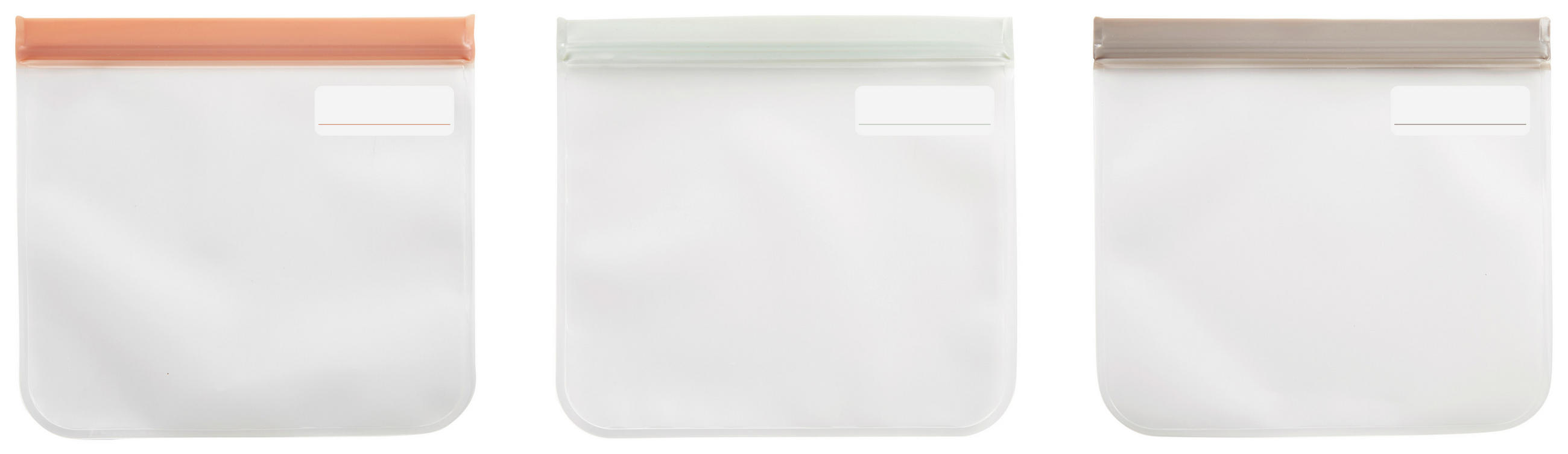 PLASTPÅSAR  - grön/grå, Basics, plast (23/21cm)