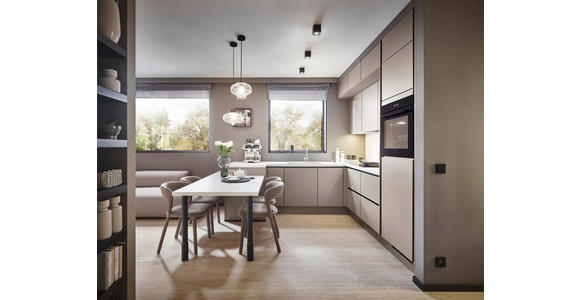 EINBAUKÜCHE   - Grau, Design, Holzwerkstoff - Xora
