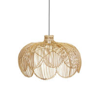 AUßENHÄNGELEUCHTE Belle 53/32/53 cm  - Beigebraun, Natur, Naturmaterialien (53/32/53cm) - PR Home