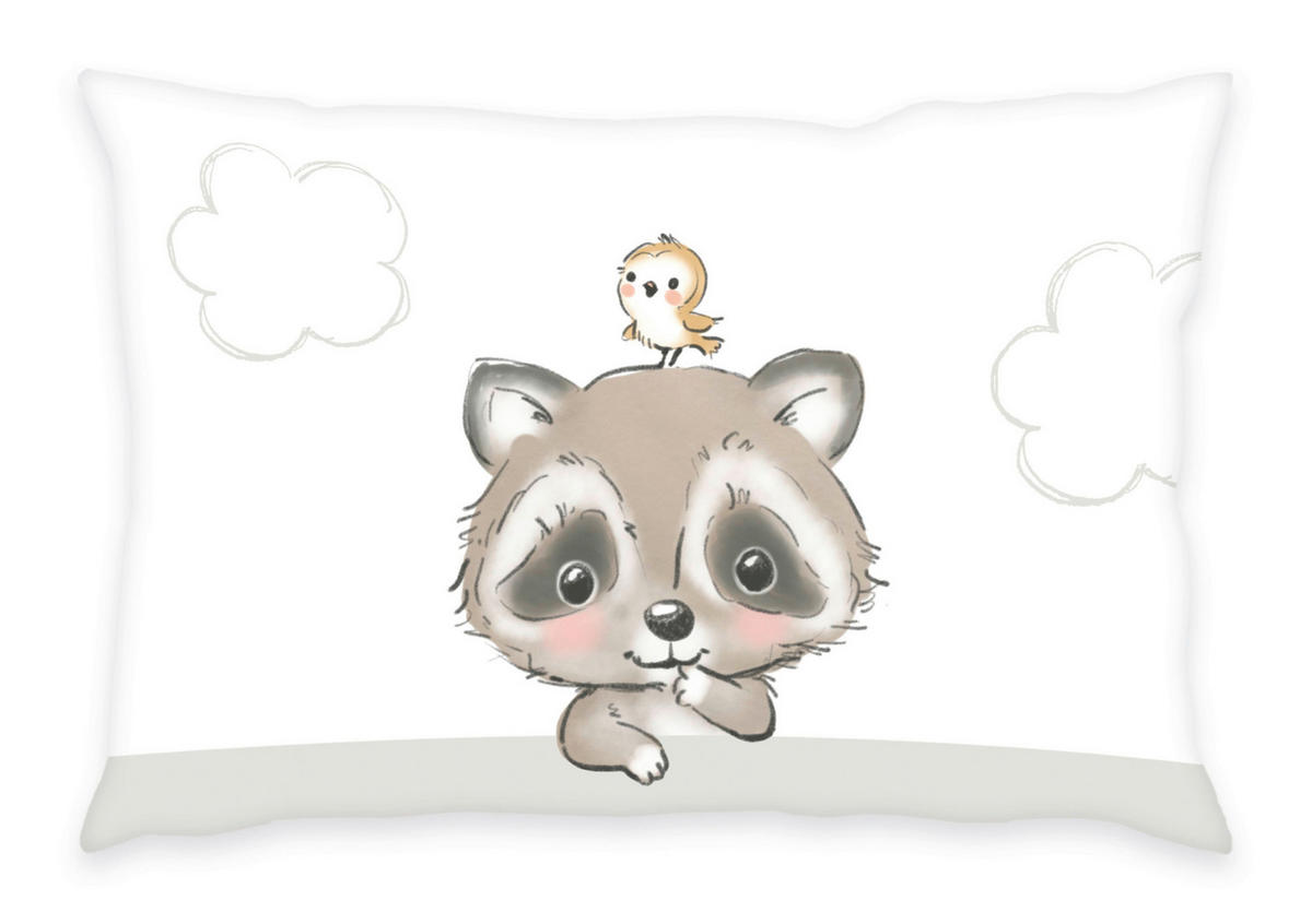 POVLEČENÍ PRO MIMINKO 100/135 cm  - bílá/hnědá, Konvenční, textil (100/135cm) - Herding