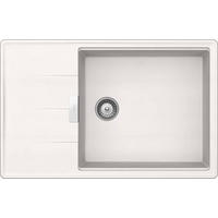 SPÜLE TIAD100LSAPOL  - Weiß, Basics, Stein (78/50cm) - Schock