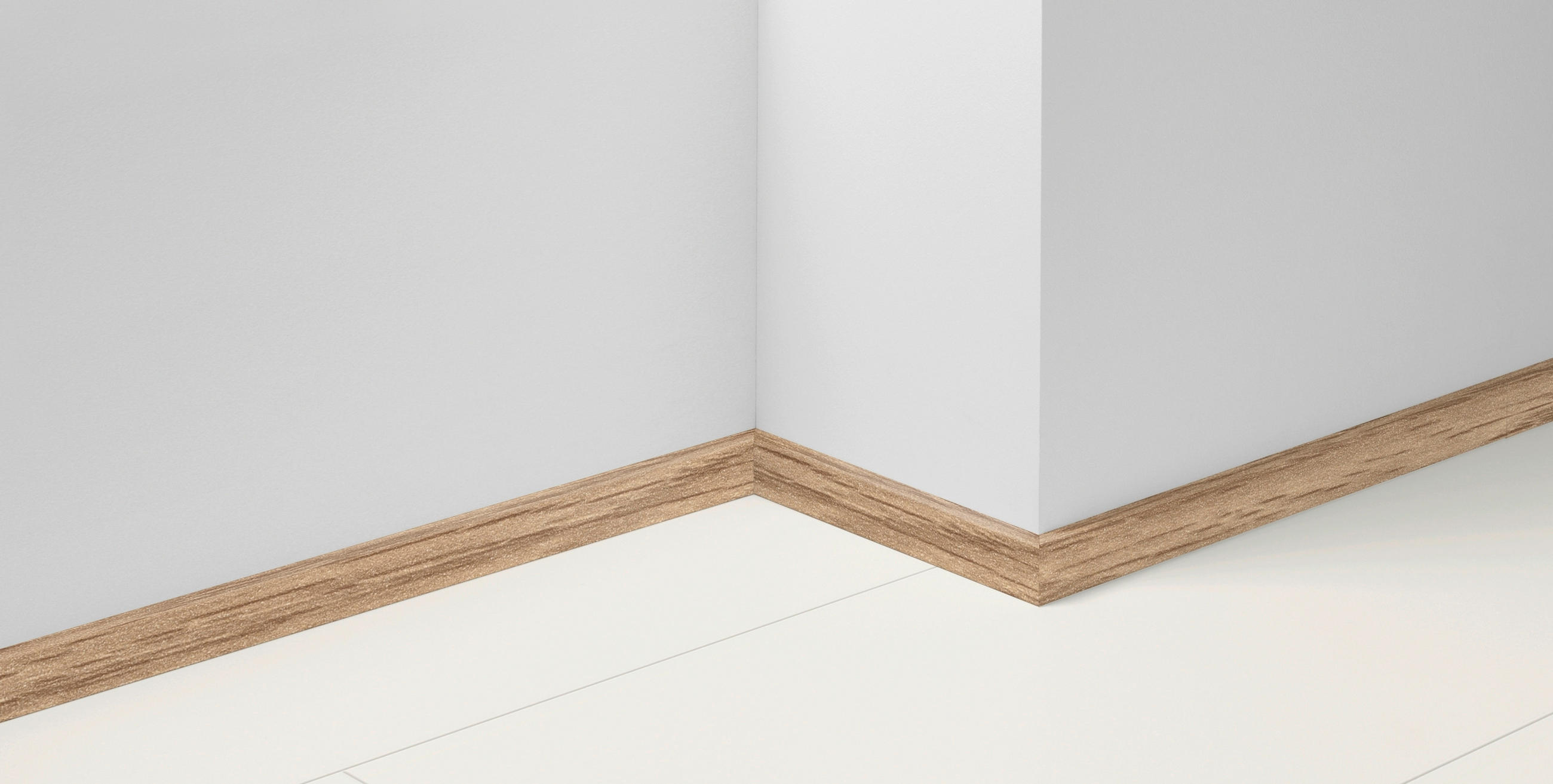 SOCKELLEISTE - Hellbraun/Eichefarben, Basics, Holzwerkstoff (220/4/1,6cm) - Parador