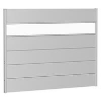 SICHTSCHUTZ - Silberfarben, Basics, Kunststoff/Metall (180/137/4,4cm) - Biohort