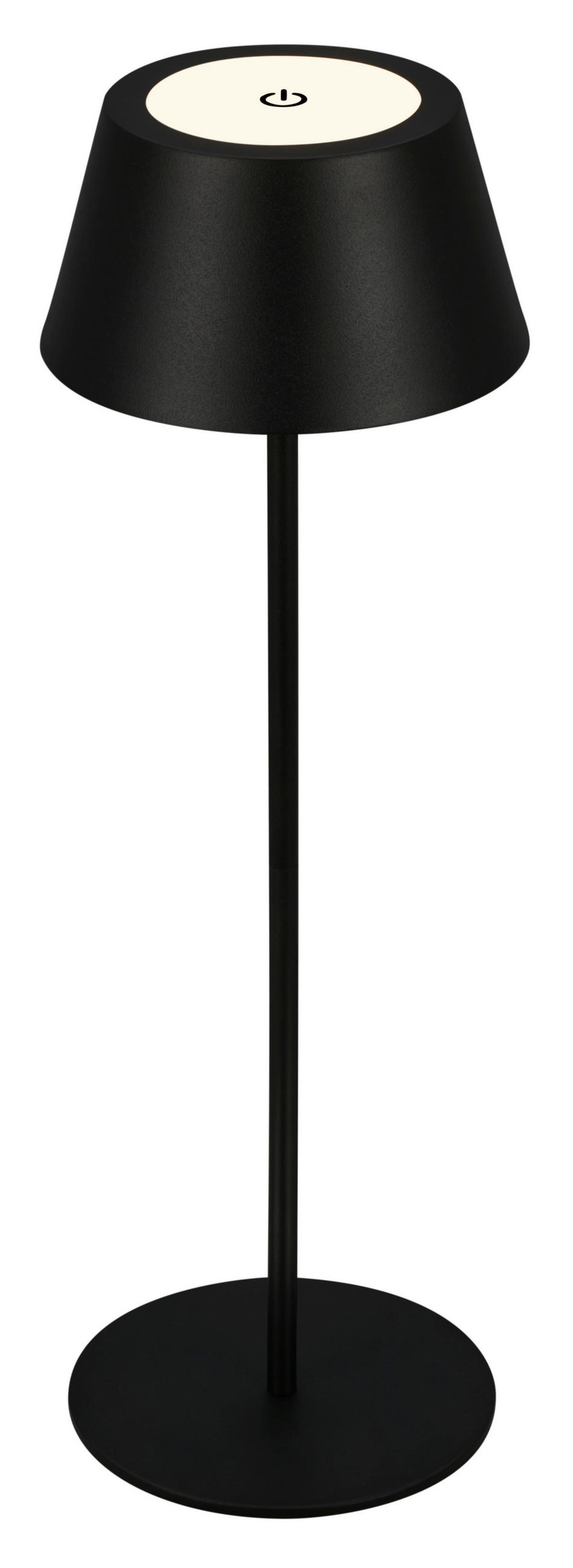 PUNJIVA STONA LAMPA - crna, Osnovno, metal (12,5/22-38,5cm)