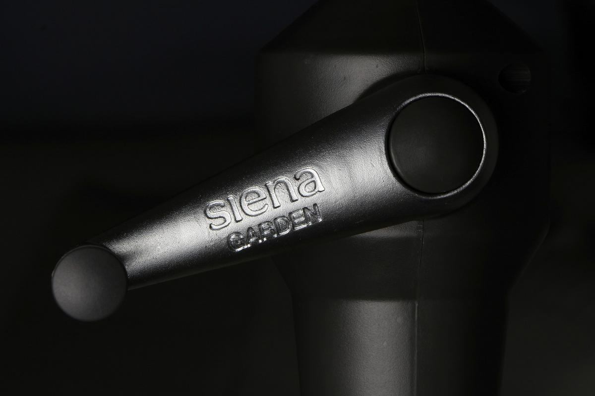 SONNENSCHIRM 250 cm  - Anthrazit/Olivgrün, KONVENTIONELL, Textil/Metall (250/250cm) - Siena Garden