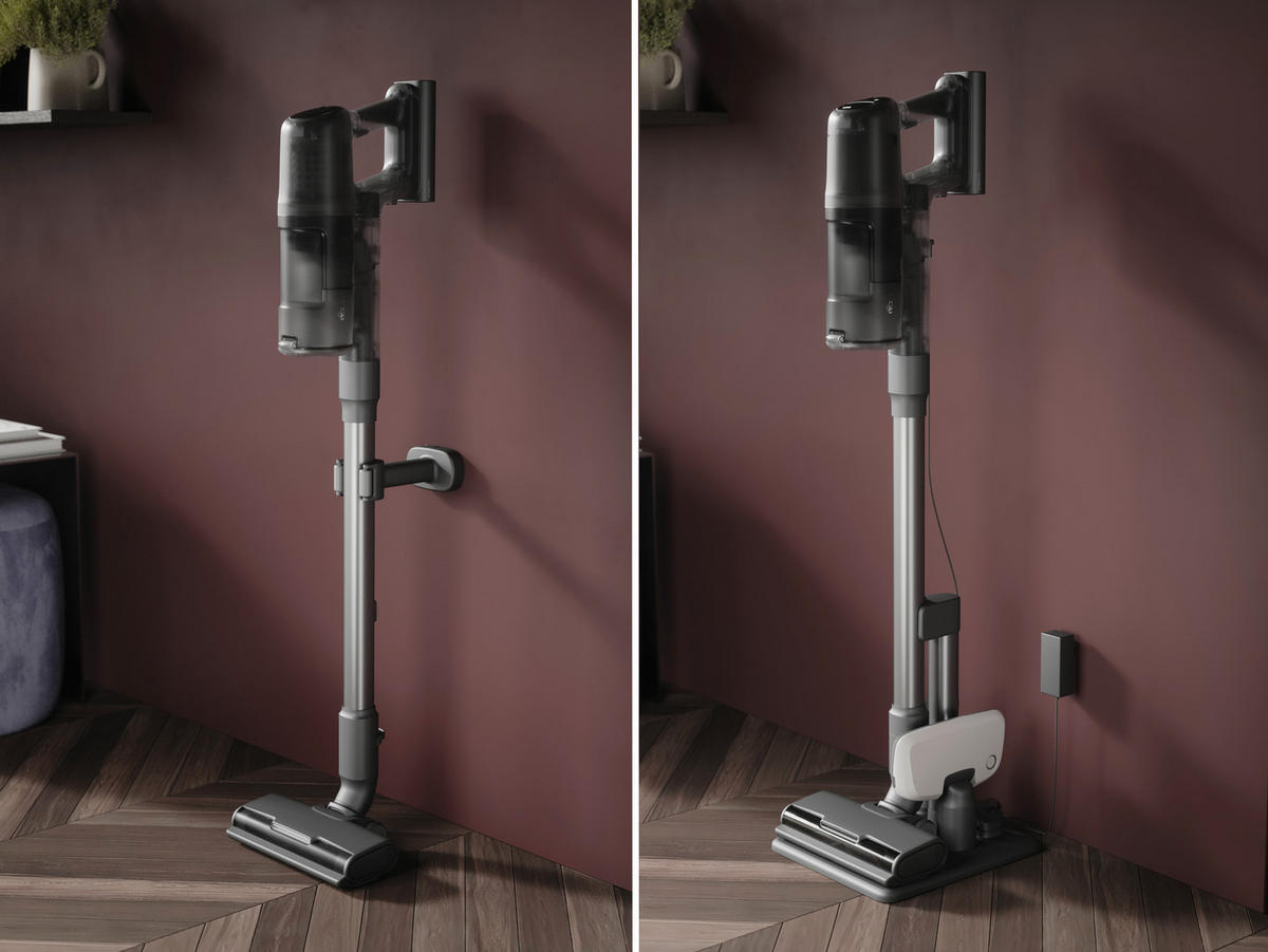 AKKU-BODENSTAUBSAUGER AP61CB21DR  - Dunkelgrau/Rot, Basics, Kunststoff (25/106/26,2cm) - AEG