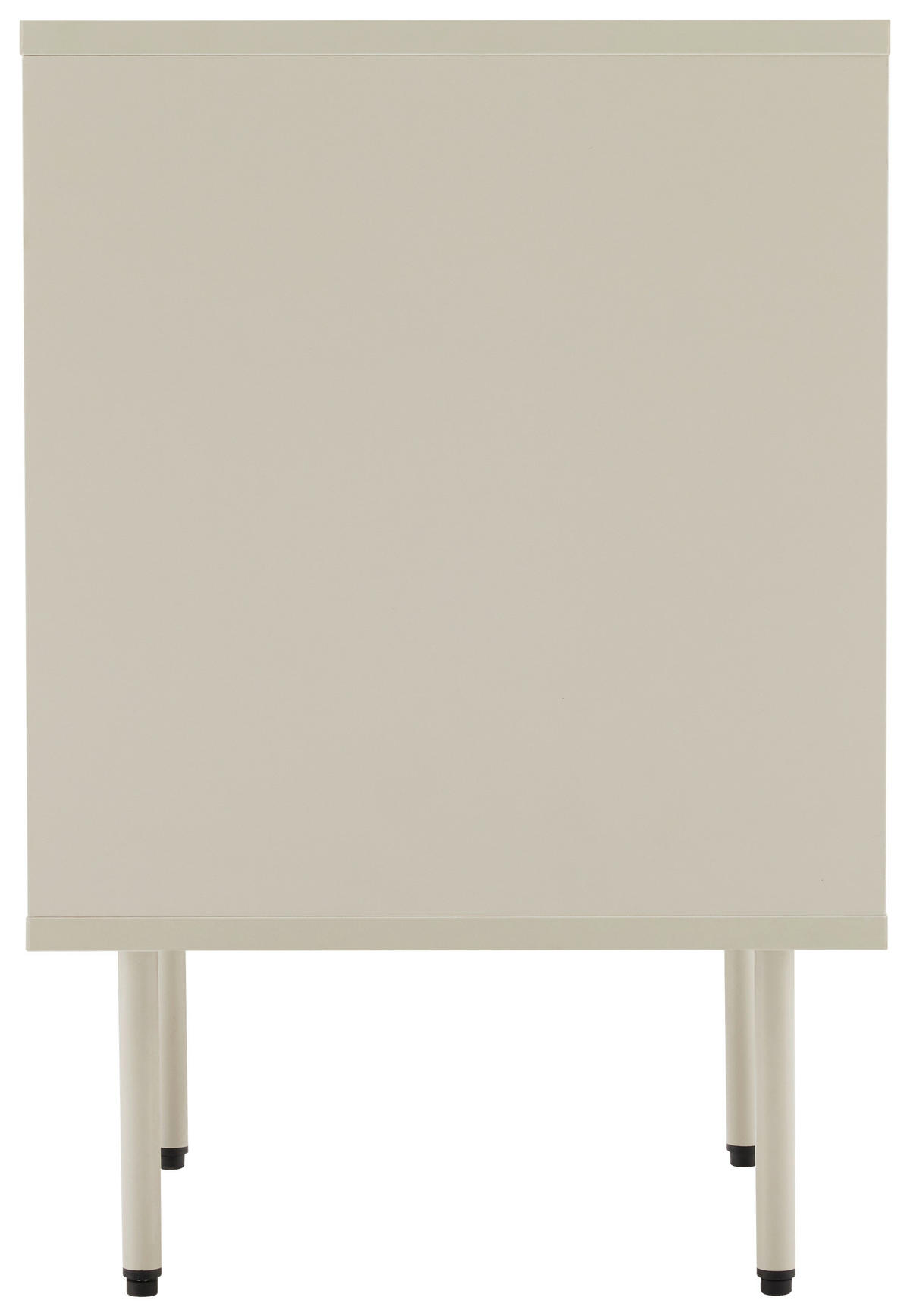 NACHTKÄSTCHEN 40/60/40 cm  in Seidengrau  - Seidengrau, Design, Holzwerkstoff/Metall (40/60/40cm) - Xora