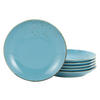 DESSERTTELLERSET 6-teilig  - Hellblau, Trend, Keramik (21cm) - Creatable