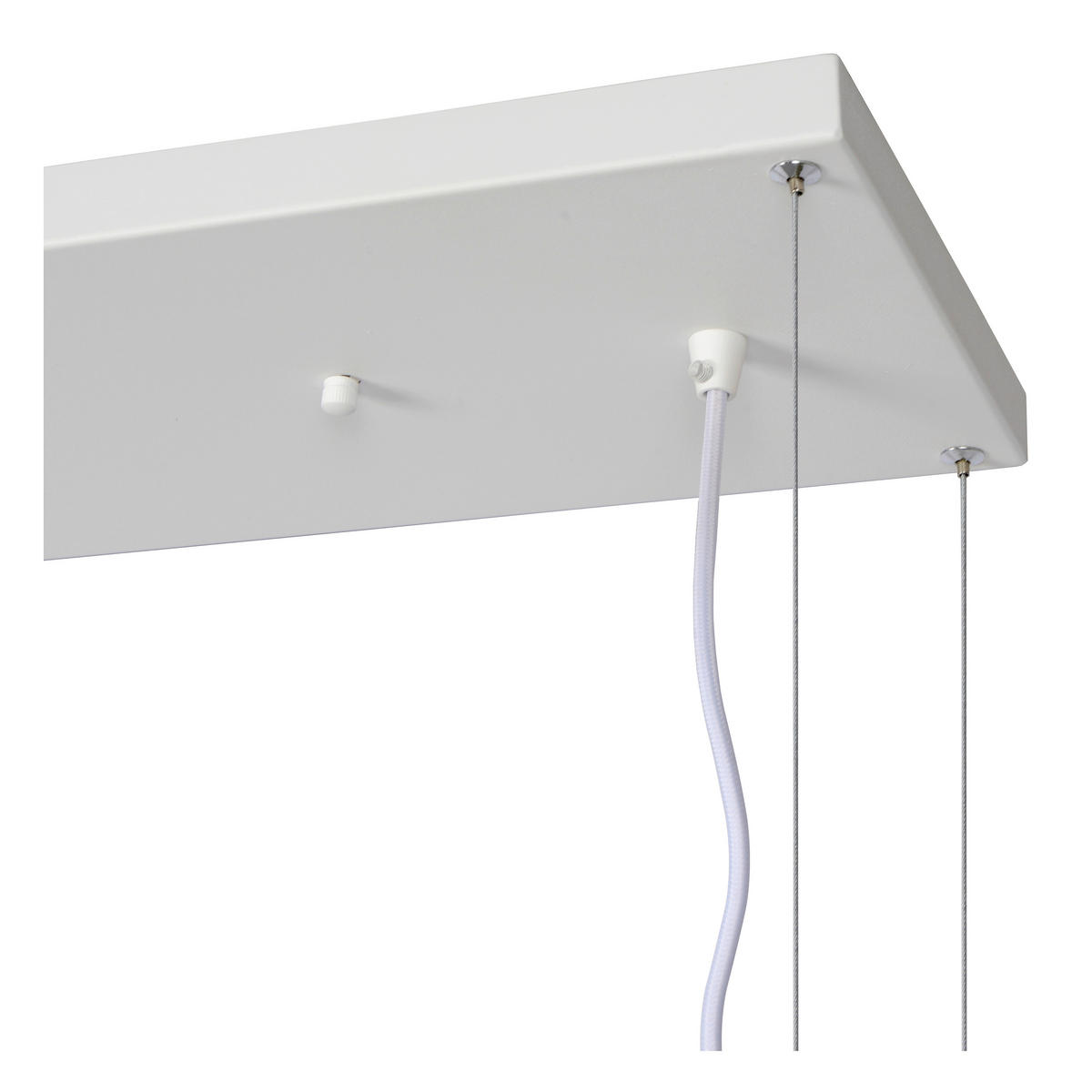 HÄNGELEUCHTE Miravelle 110/22 cm   - Weiß, MODERN, Metall (110/22cm) - Lucide
