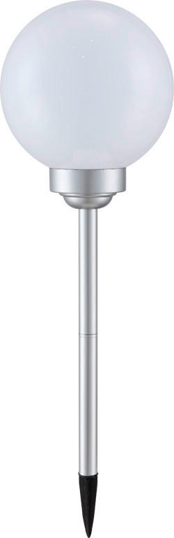 SOLARLEUCHTENSET 43/10 cm  - Silberfarben/Weiß, Basics, Kunststoff (43/10cm) - Ambia Garden