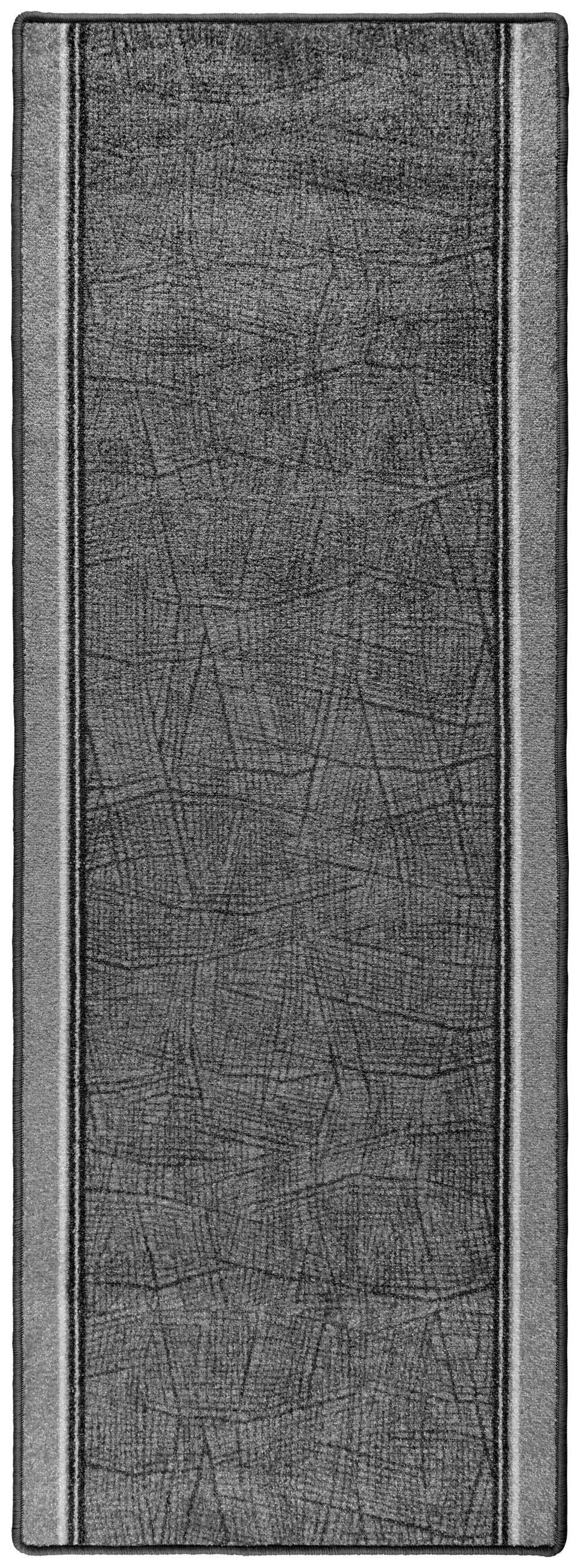 LÄUFER 67/180 cm Gala Anthrazit  - Anthrazit, KONVENTIONELL, Textil (67/180cm) - Boxxx