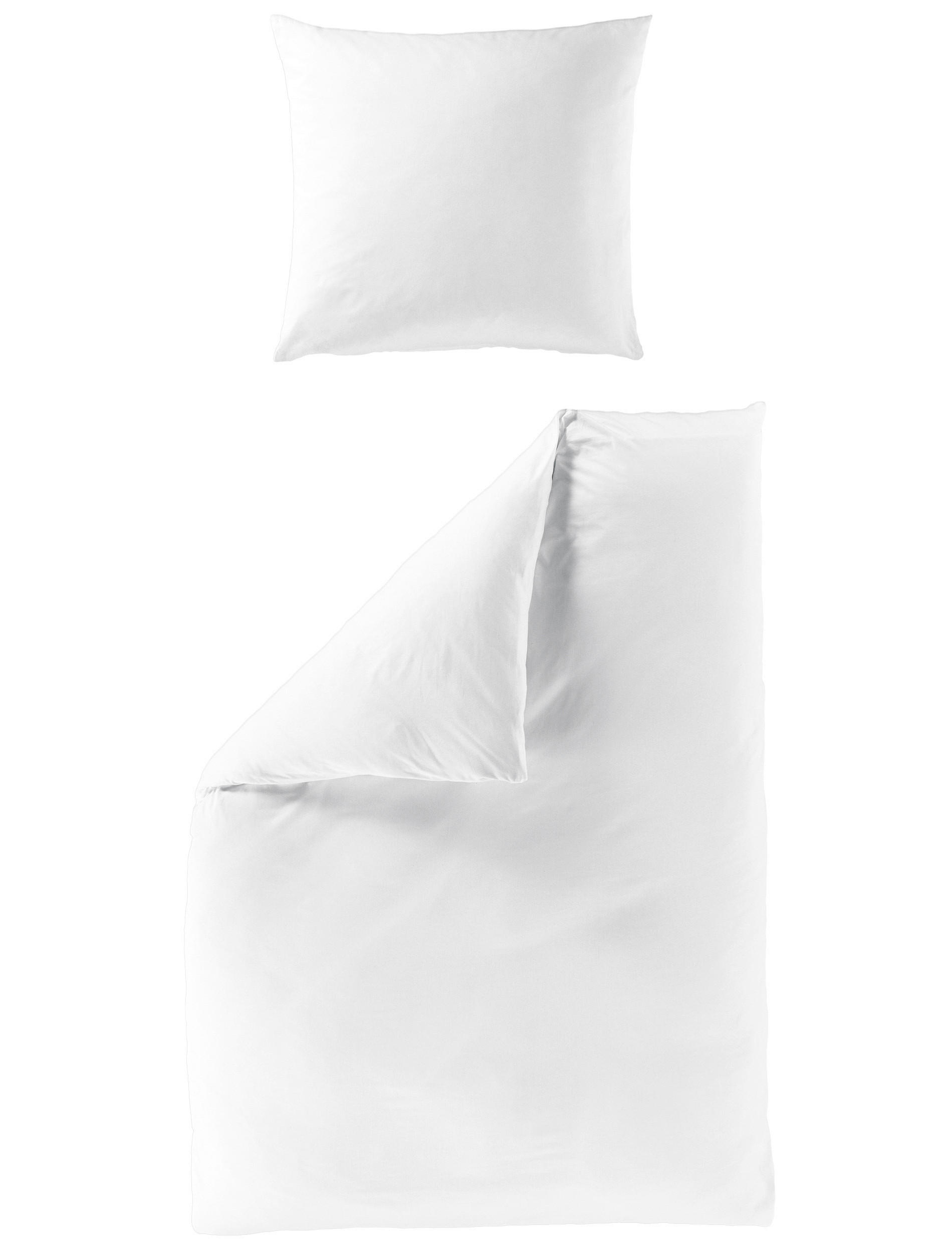 BETTWÄSCHE Biber 135/200 cm  - Weiß, Basics, Textil (135/200cm) - Bierbaum