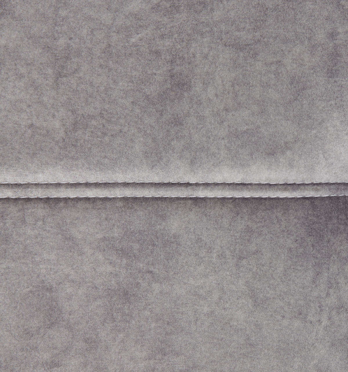 ECKSOFA in Velours Grau  - Chromfarben/Grau, Design, Kunststoff/Textil (276/173cm) - Stylife