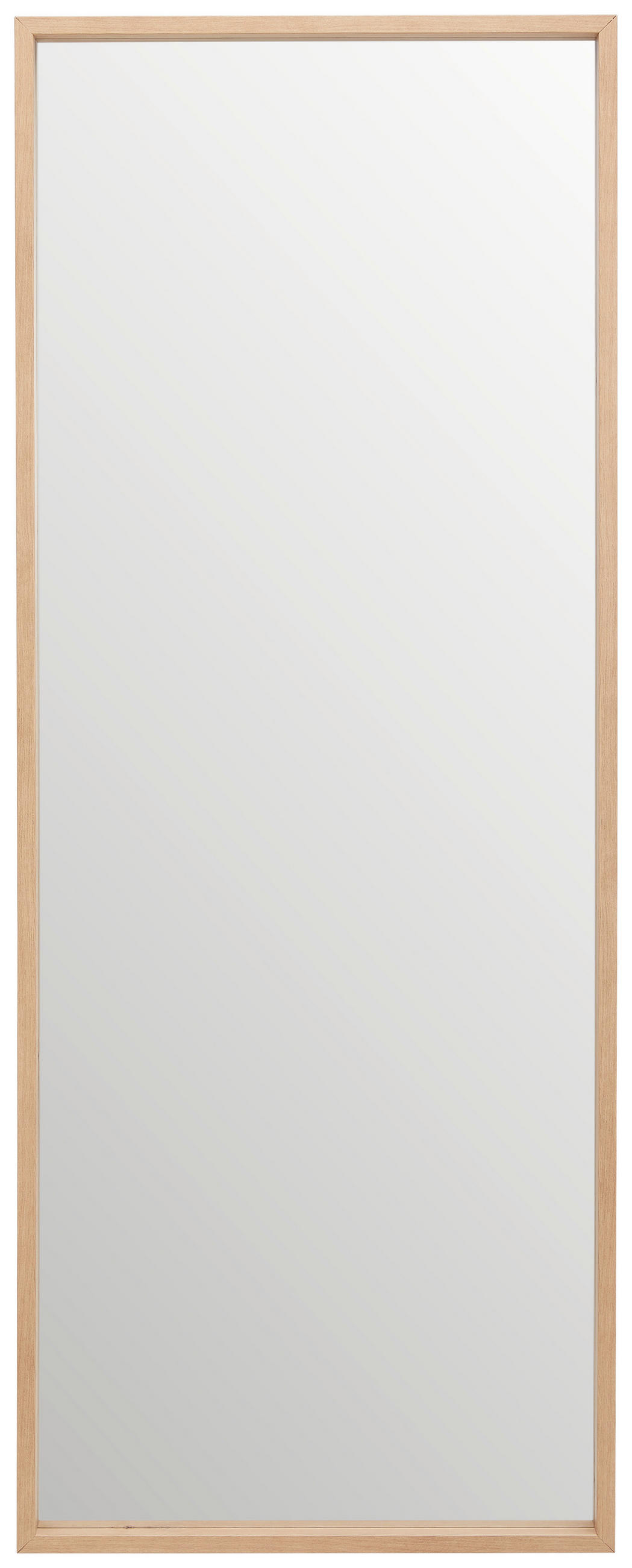 WANDSPIEGEL 70/180/4 cm  - Eichefarben, Design, Glas/Holzwerkstoff (70/180/4cm)