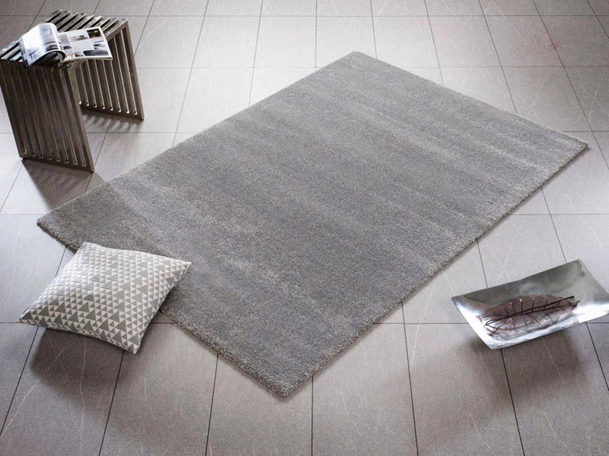 HOCHFLORTEPPICH 80/150 cm Bellevue Grau  - Grau, Basics, Textil (80/150cm) - Novel