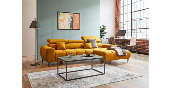 COUCHTISCH ESG 100/60/42 cm rechteckig Grau, Schwarz - Schwarz/Grau, Design, Glas/Keramik (100/60/42cm) - Novel