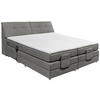 BOXSPRINGBETT 180/200 cm  in Grau  - Silberfarben/Grau, Design, Kunststoff/Textil (180/200cm) - Esposa