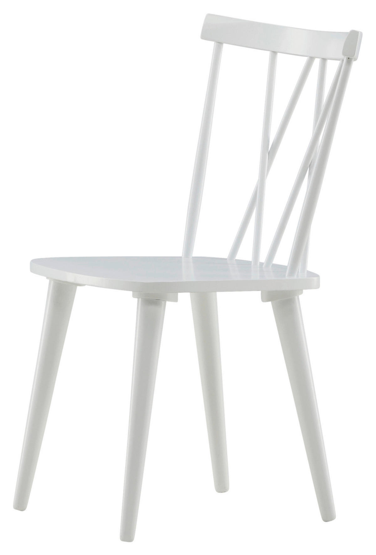 STOLSET 2 styck  - vit, Design, trä (53.5/86/50cm) - Livetastic