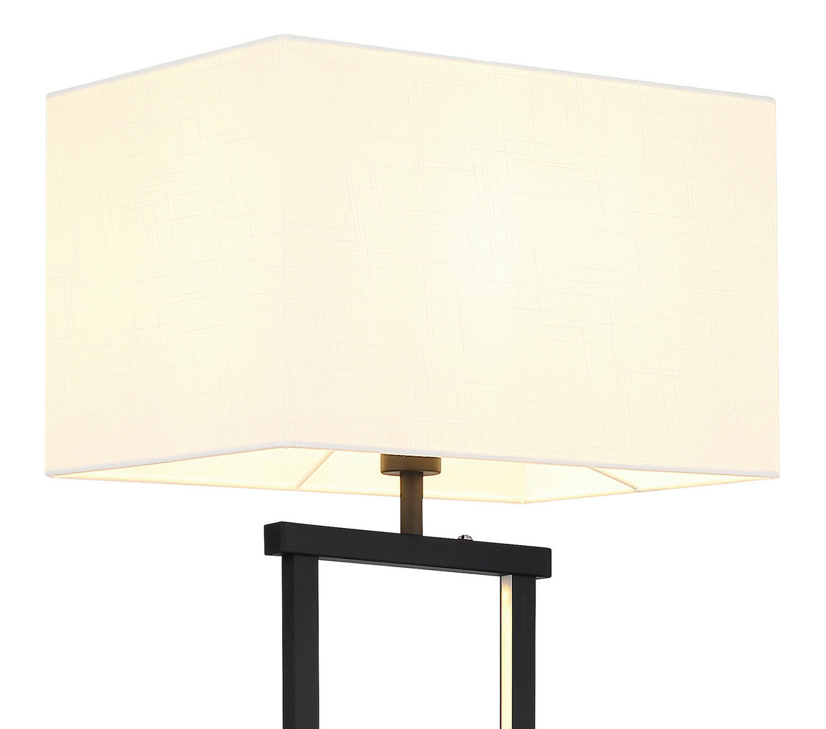 LED SVJETILJKA PODNA Sydney  - bijela/crna, Design, tekstil/metal (40/27/153cm) - Globo