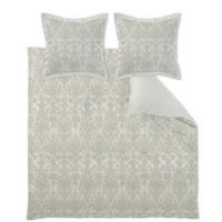 POSTELJNINA 200/200 cm damast sivozelena  - sivozelena, Konvencionalno, tekstil (200/200cm) - Curt Bauer