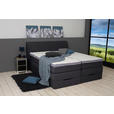 BOXSPRINGBETT 180/200 cm  in Anthrazit  - Anthrazit, KONVENTIONELL, Textil (180/200cm) - Carryhome