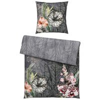 WENDEBETTWÄSCHE Renforcé 155/220 cm  - Grau, Textil (155/220cm) - Esposa