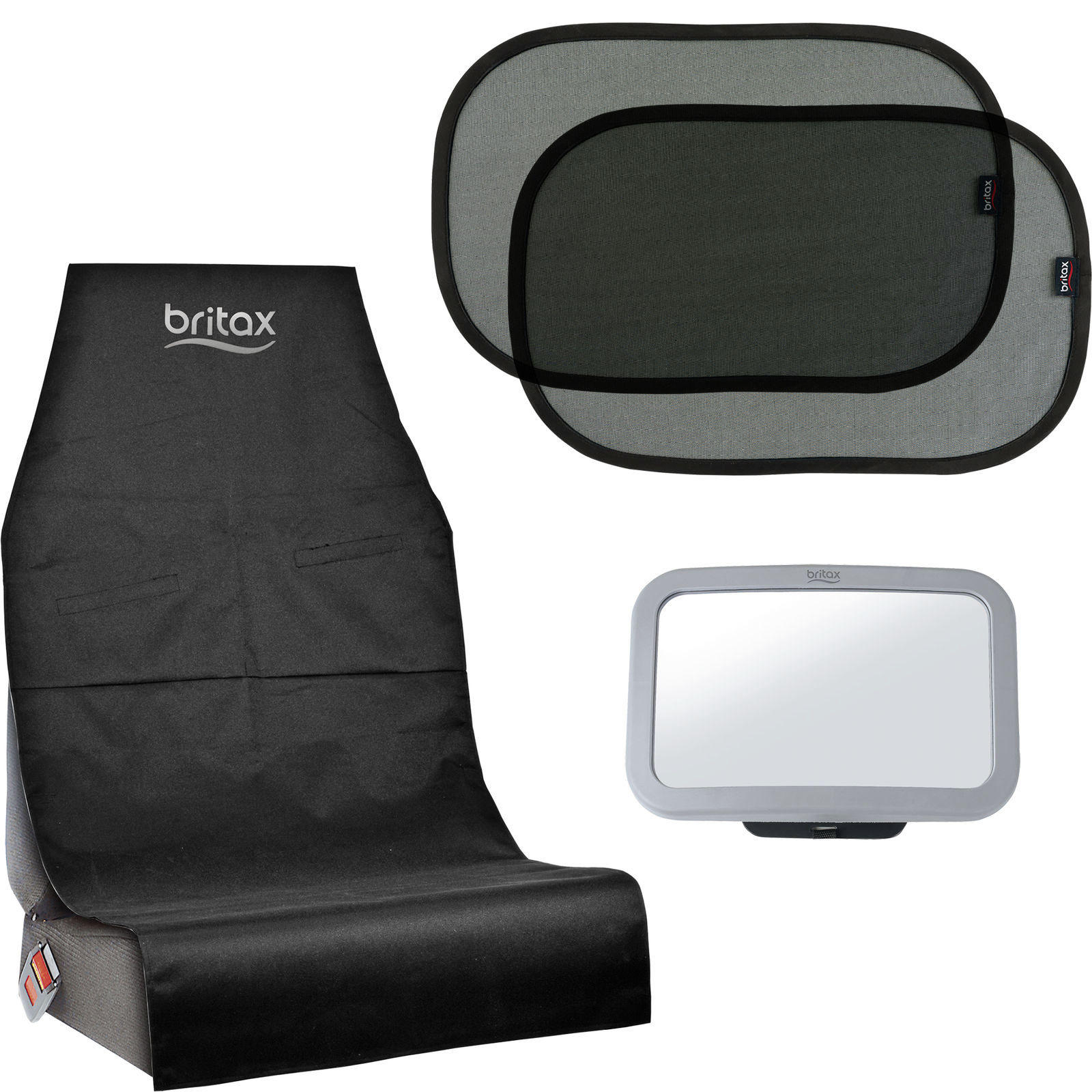 Tillbehör bilstol 3-pack  - svart/transparent, Basics, metall/plast (1.5kg) - Britax Römer
