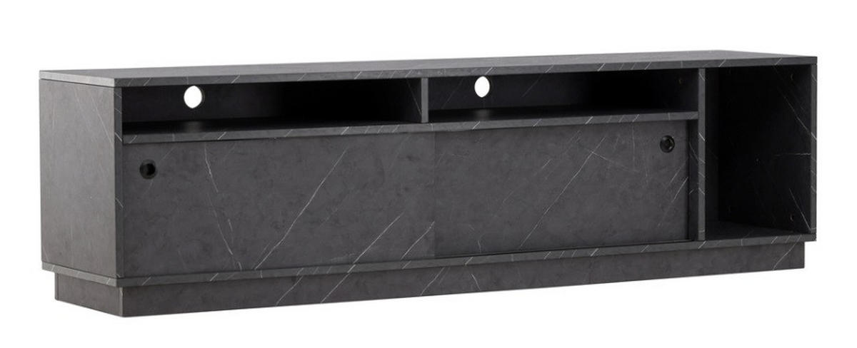 TV-BÄNK 180/50/40 cm  - vit/grå, Design, trämaterial (180/50/40cm) - Best Price