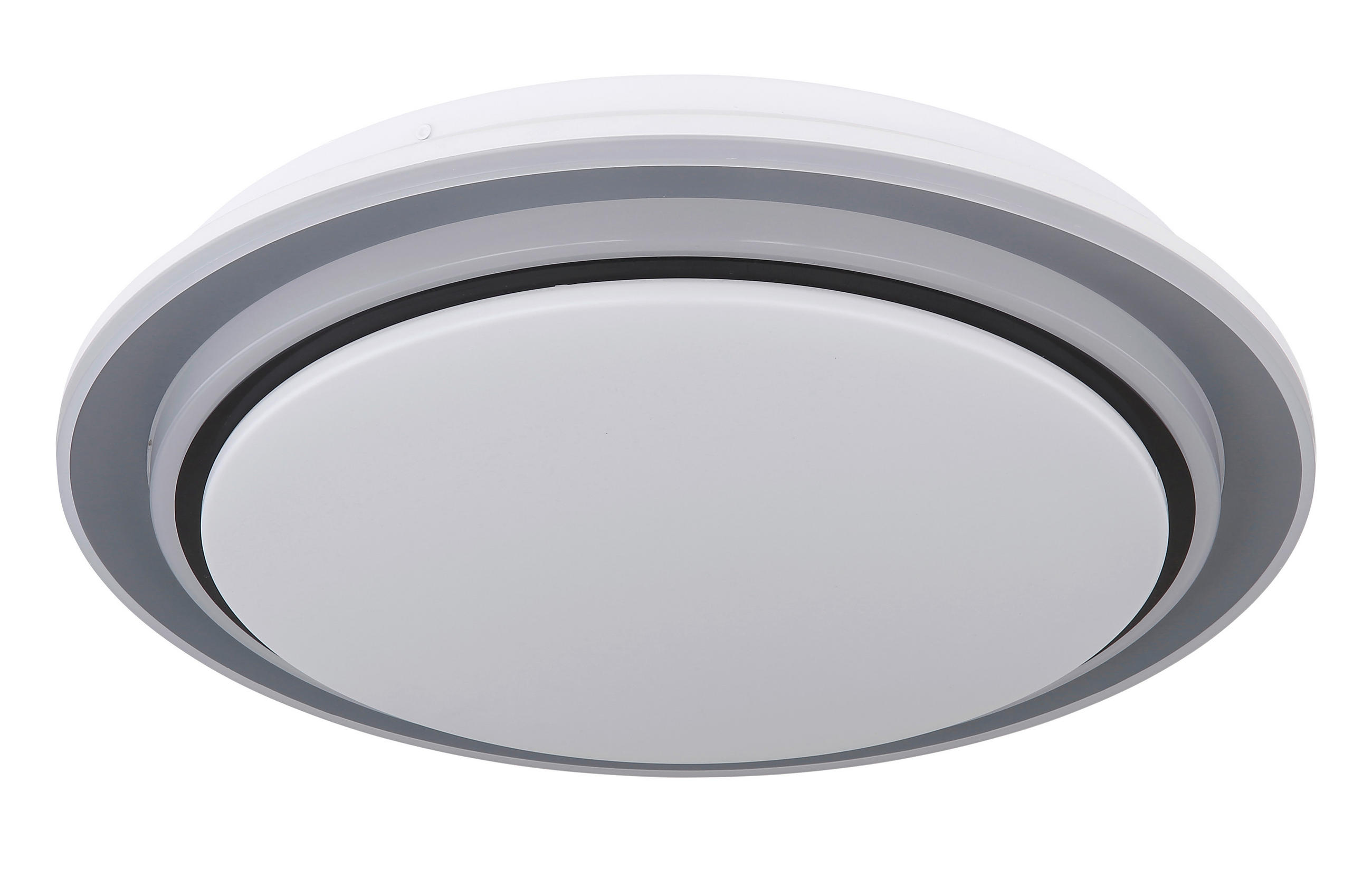 DECKENLEUCHTE 24 W  40/7 cm    - Weiss/Opal, Trend, Kunststoff/Metall (40/7cm) - Globo