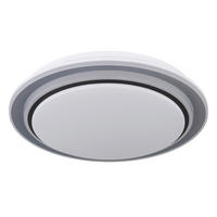 DECKENLEUCHTE 24 W  40/7 cm    - Weiss/Opal, Trend, Kunststoff/Metall (40/7cm) - Globo